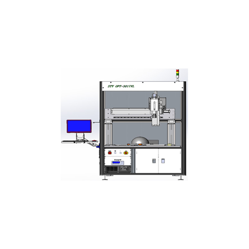 Five axis optical test system (integrating sphere)